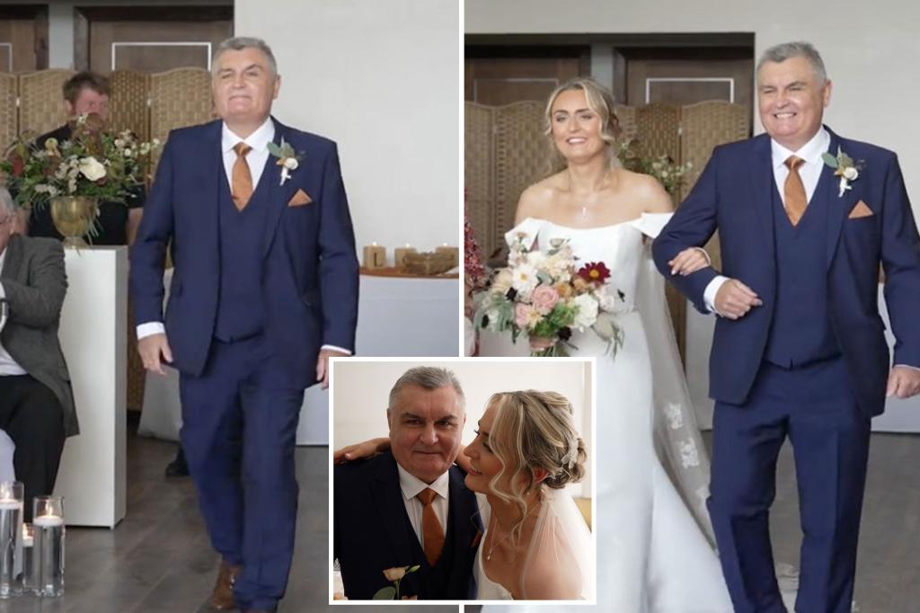 Father of the bride forgets his daughter in 'crash' on wedding day