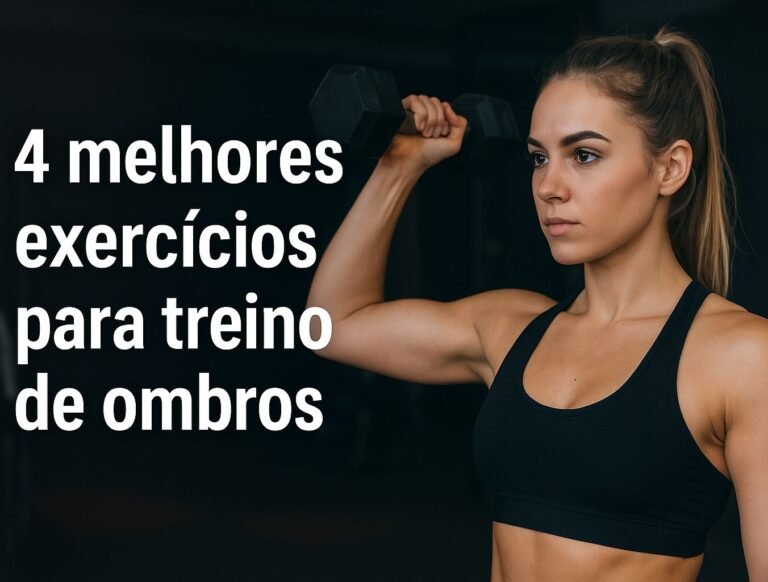 4 melhores exercícios para treino de ombros