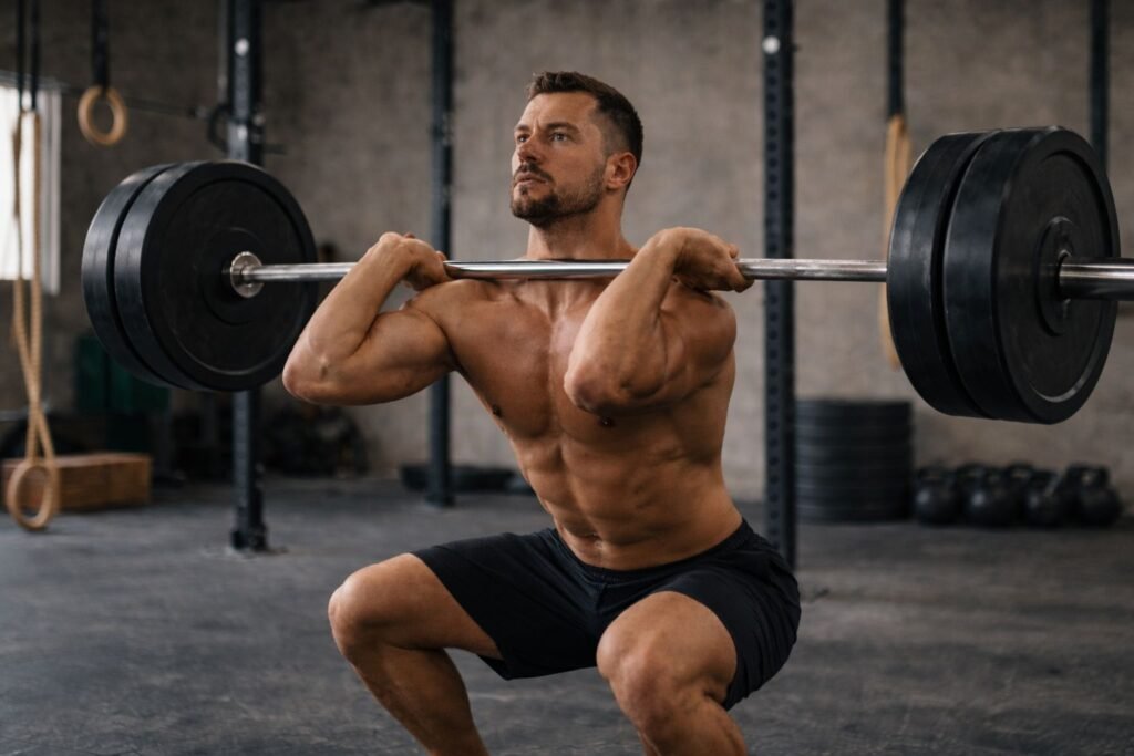 Agachamento frontal (Front Squat)