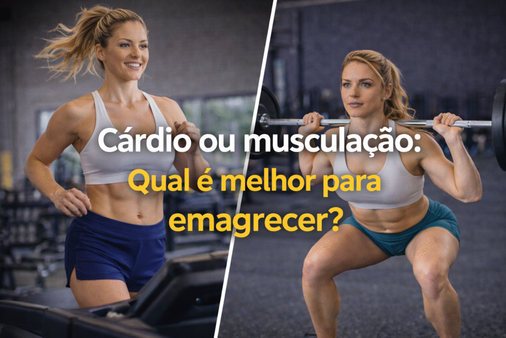 cárdio ou musculação qual o melhor